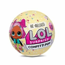 LOL Surprise Confetti Pop 3 Pack Beatnik Babe - 3 Re-released Dolls Each With 9 Surprises Create Your Own Bundle