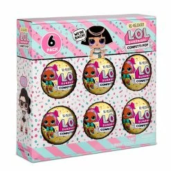 Official L.O.L. Surprise! LOL Surprise Confetti Pop 6 Pack Pharaoh Babe - 6 Re-released Dolls Each With 9 Surprises Create Your Own Bundle