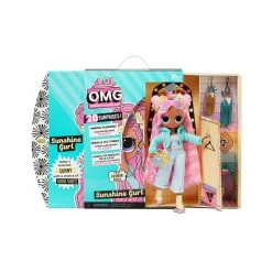 Fashion Dolls LOL Surprise OMG Sunshine Fashion Doll - Dress Up Doll Set With 20 Surprises