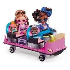 LOL Surprise OMG Plane 4-in-1 Playset Transforms Into An Airplane, Car, Recording Studio Or Mixing Booth With 50 Surprises Doll Accessories