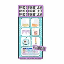 LOL Surprise Winter Chill Hangout Spaces Furniture Playset With Ice Sk8er Doll Doll Accessories