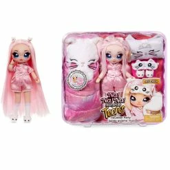 Na Na Na Surprise Teens Slumber Party Fashion Doll – Mila Rose, 11" Soft Fabric Doll, Persian Kitty Inspired