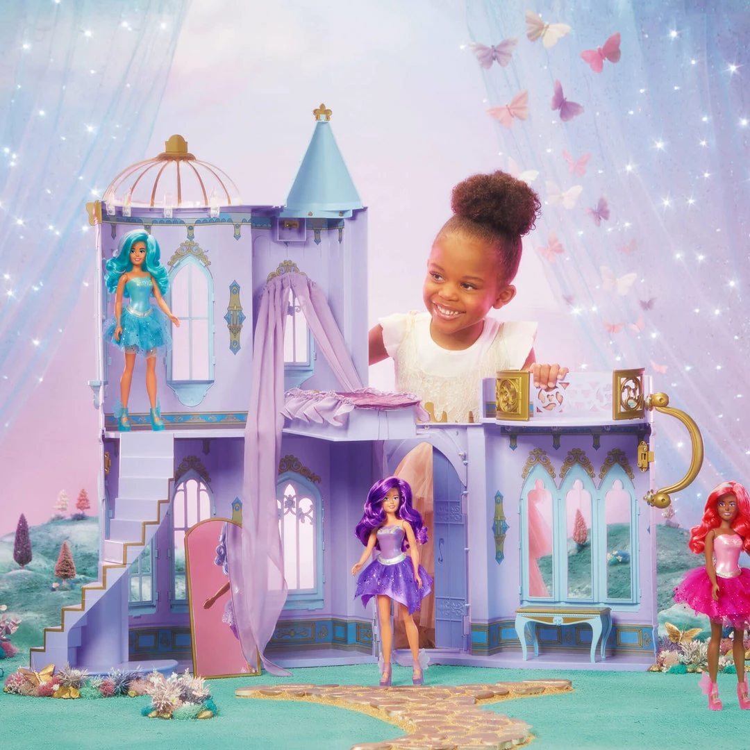 MGA’s Dream Ella Majestic Castle -Castle Playset Fits 11.5" Fashion Dolls