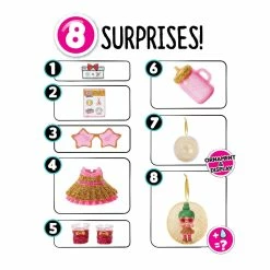 LOL Surprise Holiday Supreme Doll Tinsel With 8 Surprises