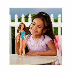 MGA's Dream Ella Splash Doll - DreamElla, 11.5" Brunette Hair Doll In Teal Swimsuit