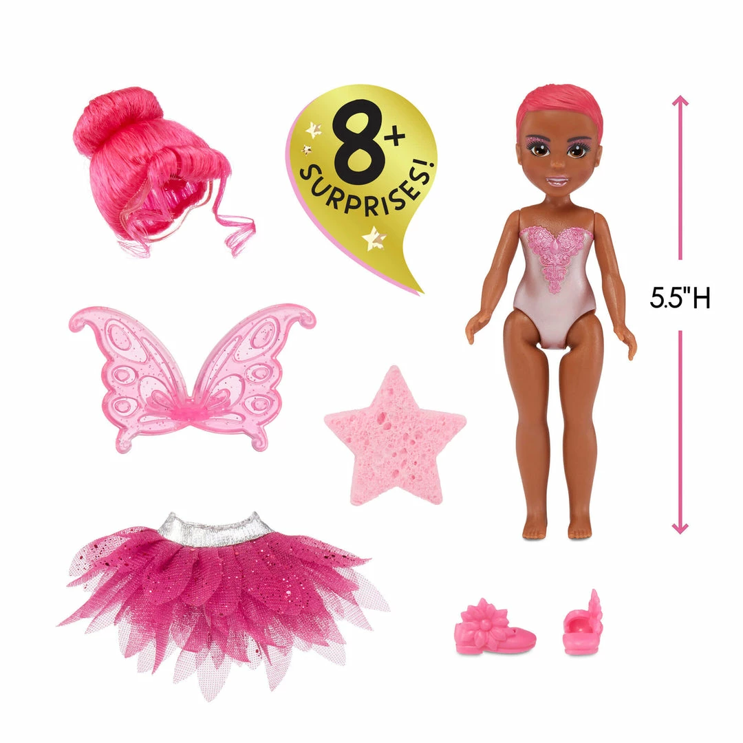 Dream Ella MGA's Dream Bella Color Change Surprise Little Fairies - Jaylen – Pink 5.5" Fairy Doll MGA's Dream Ella