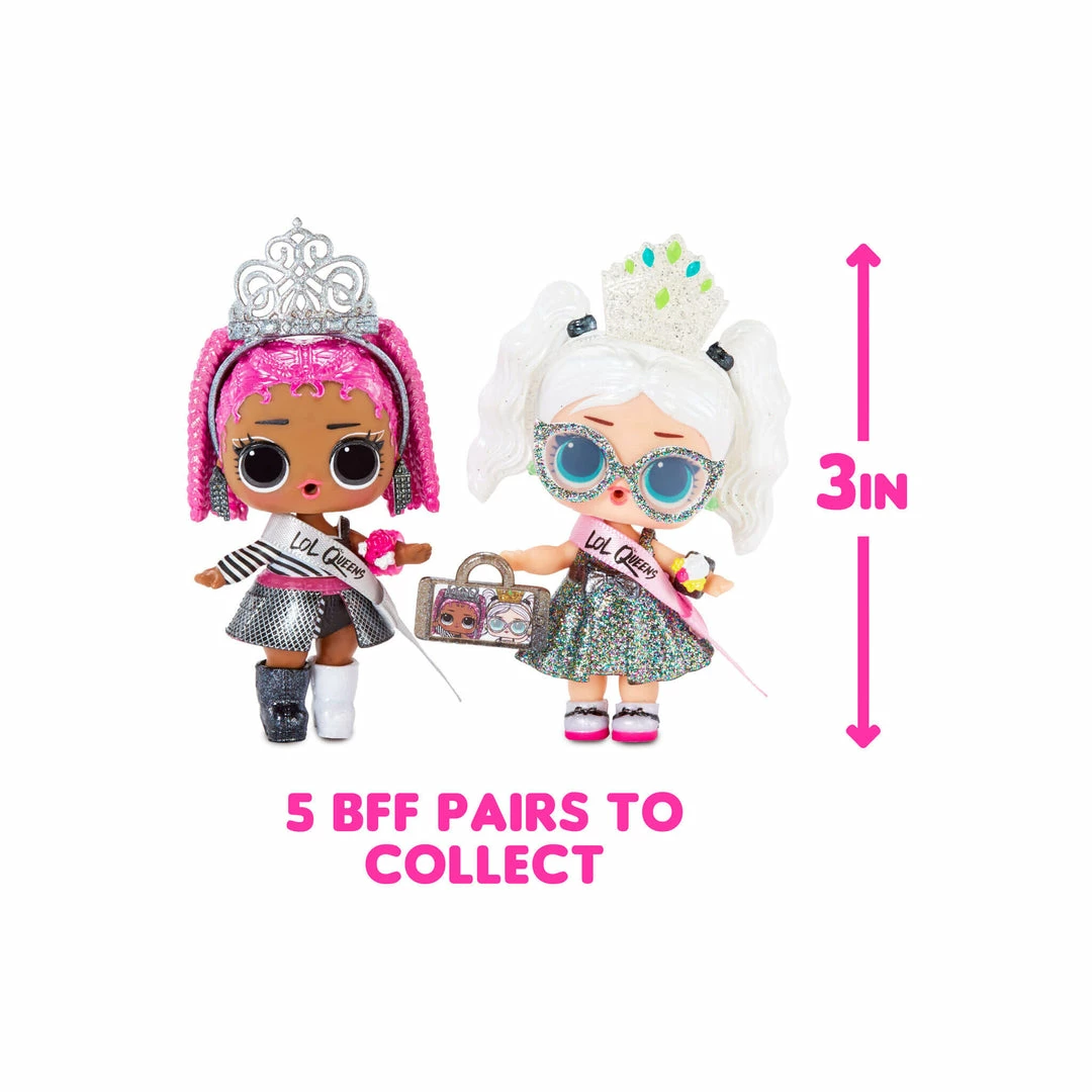 L.O.L. Surprise! Official Store LOL Surprise Tot Queens Dolls With 9 Surprises Collectible Dolls