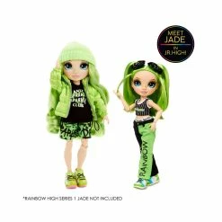 Rainbow High Junior High Jade Hunter - 9-inch GREEN Fashion Doll With Accessories