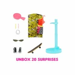 L.O.L. Surprise! Official Store New Releases LOL Surprise OMG Skatepark Q.T. Fashion Doll With 20 Surprises