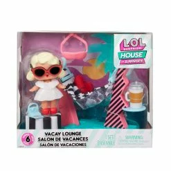 L.O.L. Surprise! Official Store LOL Surprise Vacay Lounge Playset With Leading Baby Collectible Doll And 8 Surprises New Releases