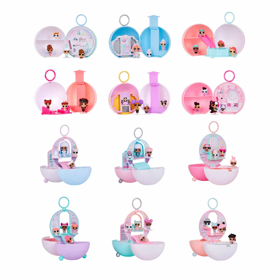 L.O.L. Surprise! Official Store Mini LOL Surprise Winter Family Collection, Series 2, With 8+ Surprises New Releases