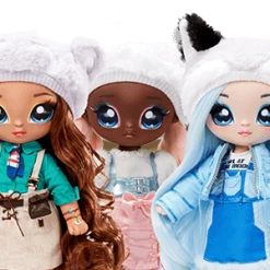 Na Na Na Surprise Teens Fashion Doll โ Gretchen Stripes, Raccoon Inspired