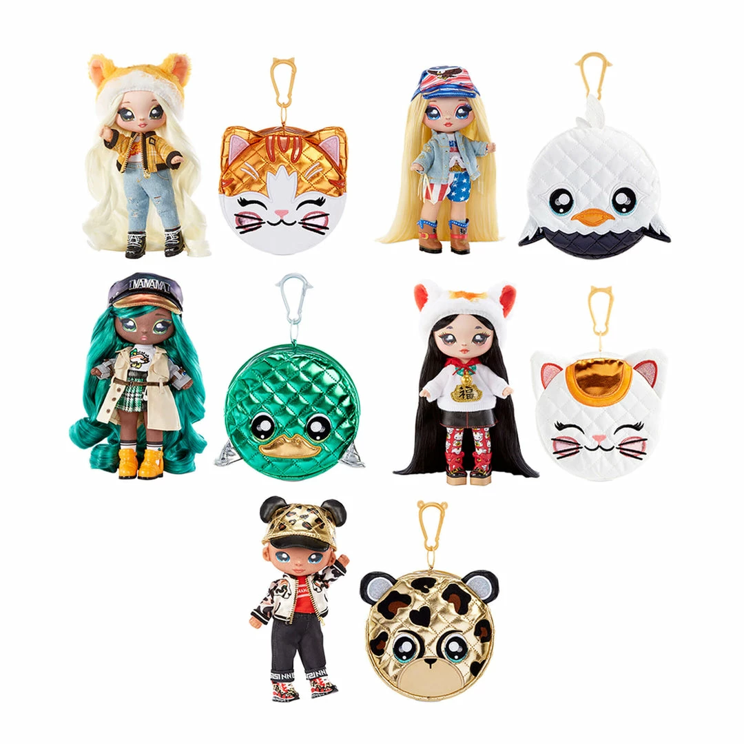 Na Na Na Surprise Glam Series 2 Liling Luck - Lucky Cat-Inspired 7.5" Fashion Doll