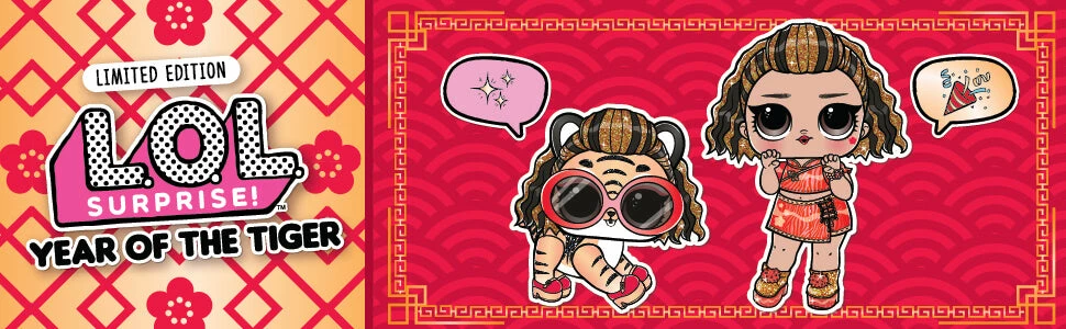 L.O.L. Surprise! Official Store Featured Products LOL Surprise Year Of The Tiger Doll Good Wishes Baby With 8 Surprises